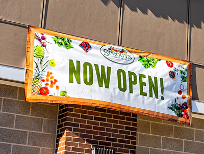 Now Open Banners